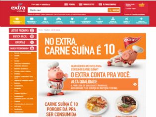 “Carne Suína é 10!” conquista espaço on line no Extra